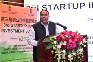 Indian Consul General, Guangzhou, Mr. Sujit Ghosh Addressing the audience