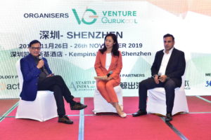 Panel discussion with Mr.Mahendra Swarup, Founder, venturegurukool Gurukool with Ms. Lina Shen, Managing Partner, Synapse Partners & Mr. Manu Rikhye, Partner, GowX venturegurukools